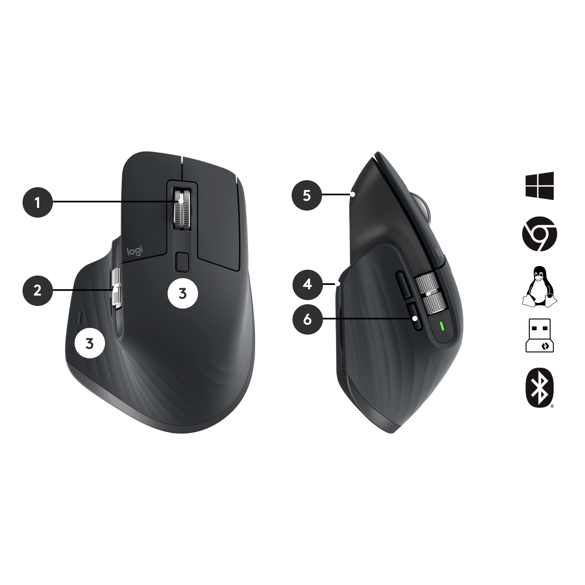 Logitech MX Keys Combo for Business - Tastatur-und-Maus-Set