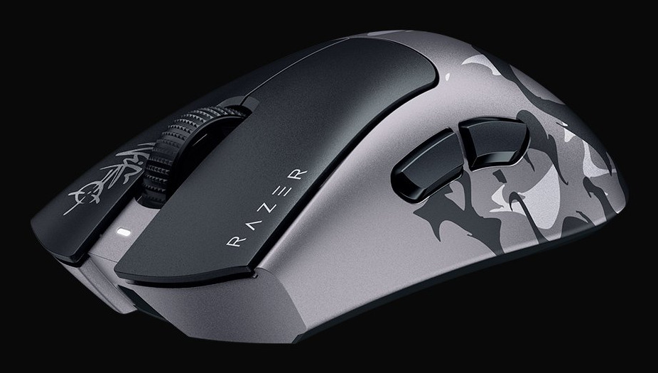 Razer DeathAdder V4 Pro, Rechts, Optisch, USB Typ-C, 45000 DPI, Schwarz, Grau