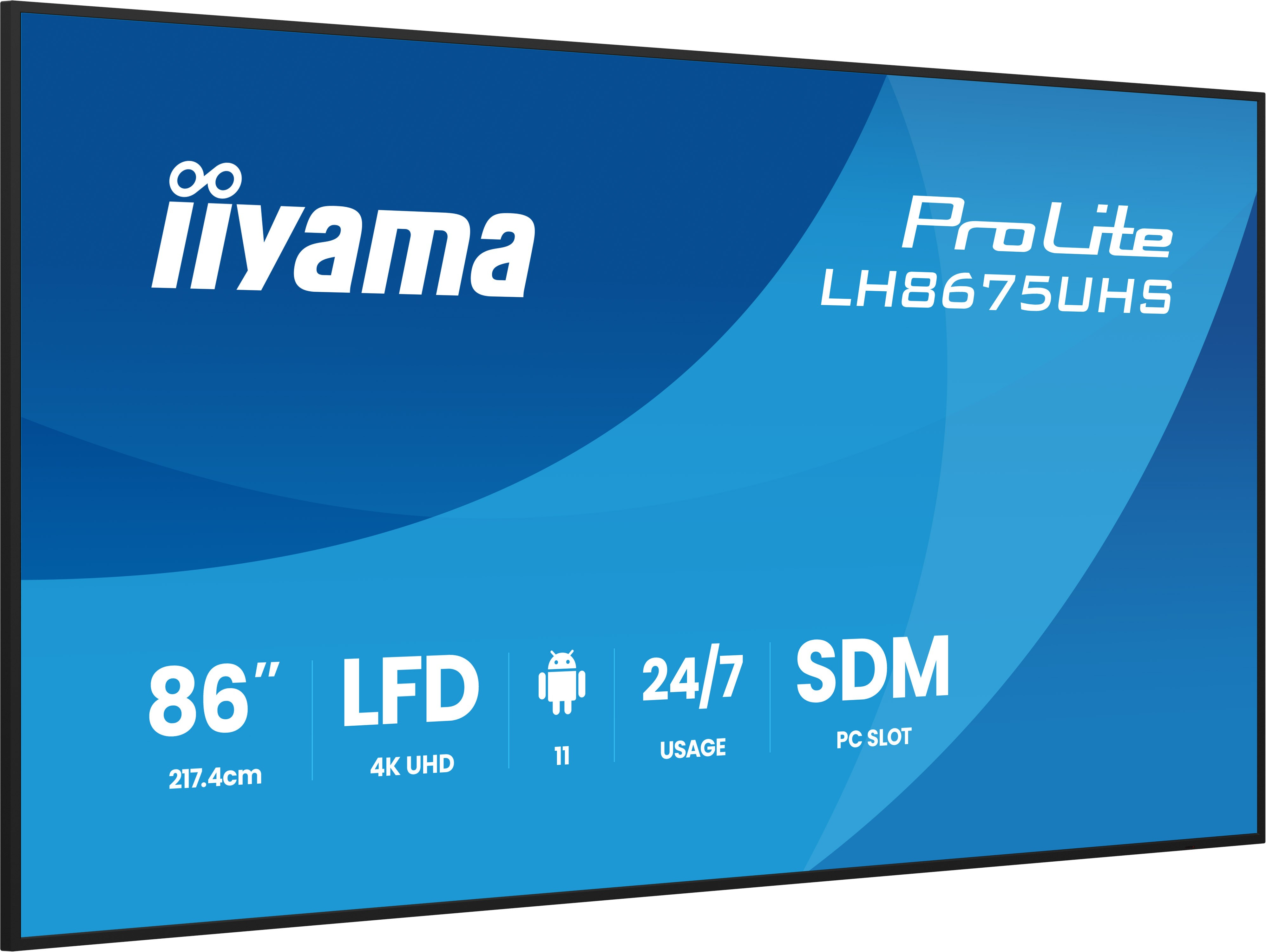 Iiyama ProLite LH8675UHS-B2AG - 218 cm (86") Diagonalklasse (217 cm (85.6")