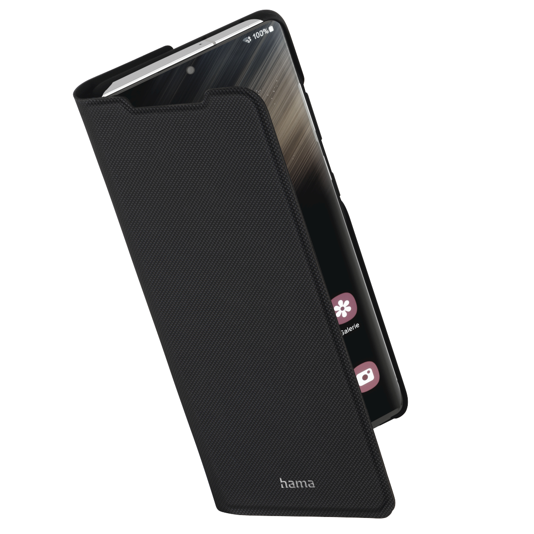 Hama Essential Line "Slim Pro" Booklet - Flip-Hülle für Mobiltelefon - Polyurethan (PU)