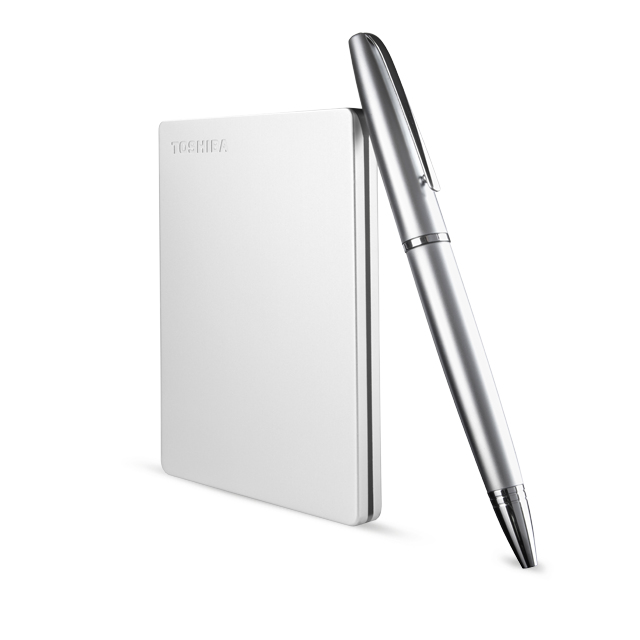 Toshiba Canvio Slim - Festplatte - 1 TB - extern (tragbar)