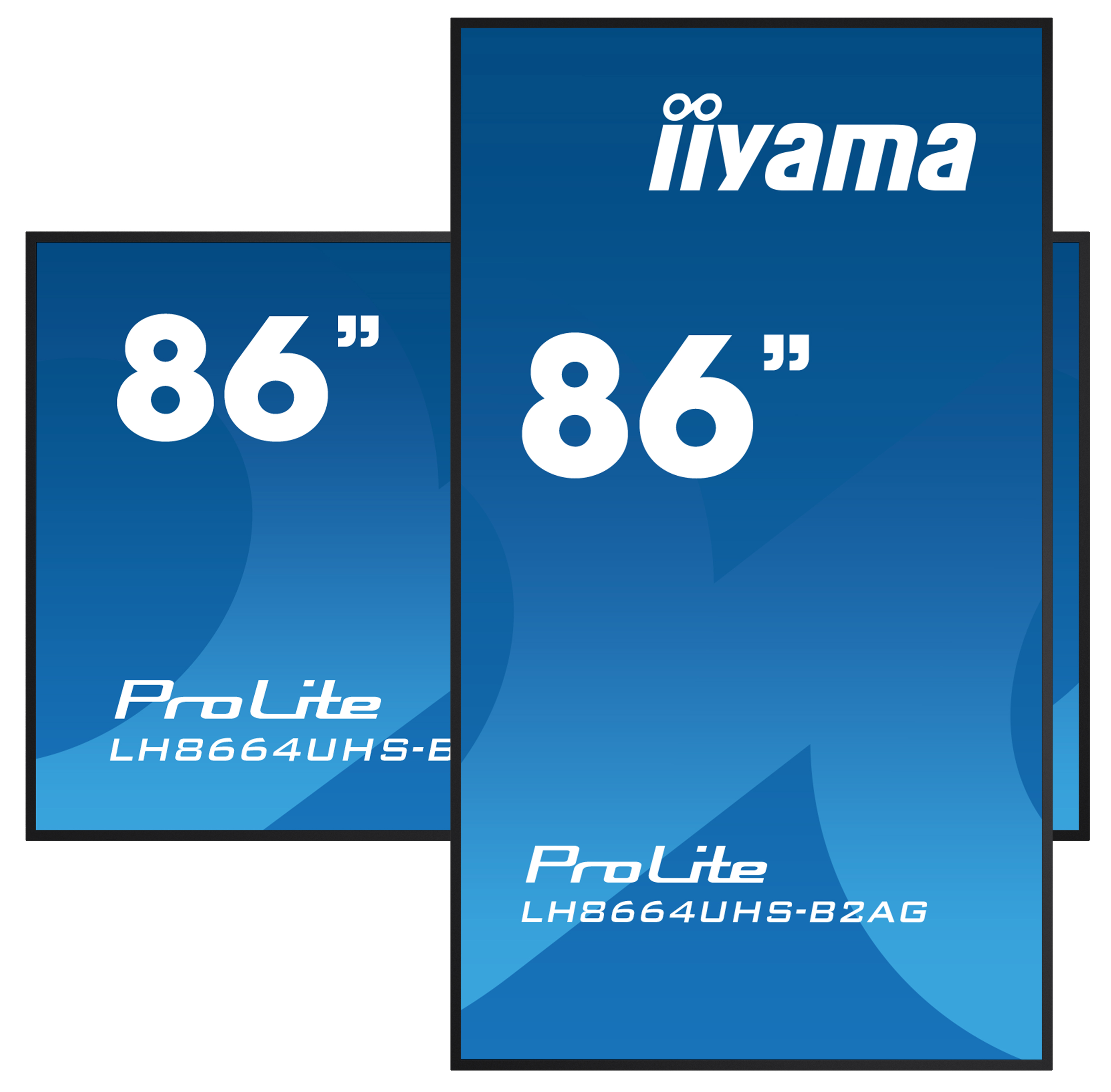 Iiyama LH8664UHS-B2AG, Digital Signage Flachbildschirm, 2,18 m (86"), 3840 x 2160 Pixel, WLAN, 24/7