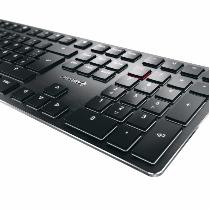 Cherry KW X ULP + McAfee Bundle, Verkabelt & Kabellos, USB + RF Wireless + Bluetooth, Mechanischer S
