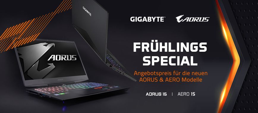 Gigabyte verlängert Frühlings-Special (Spring Sale) bis zum 14.04.2019
