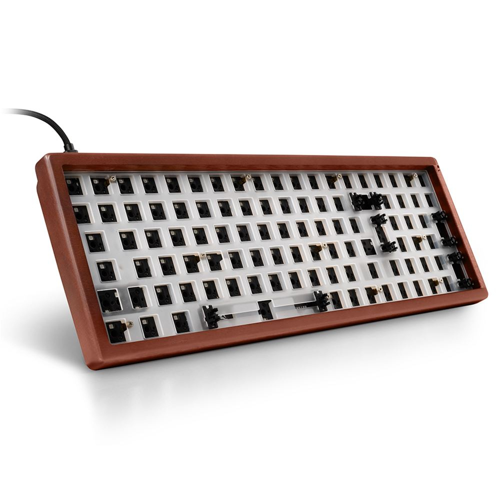 Sharkoon SKILLER SGK50 S2, 96%, Kabelgebunden, USB, RGB-LED, Holz