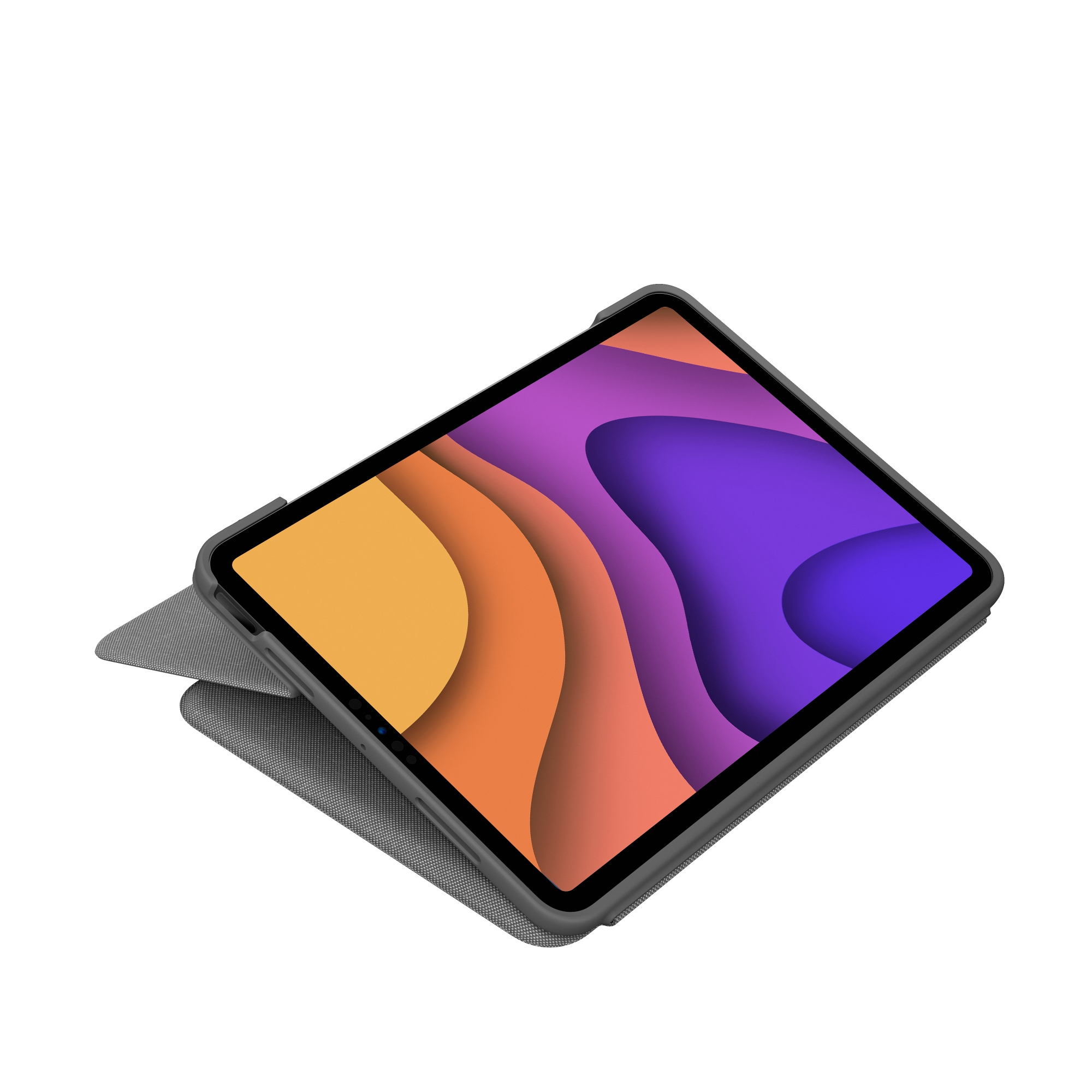 Logitech Folio Touch - Tastatur und Foliohülle - mit Trackpad - hinterleuchtet - Apple Smart connect