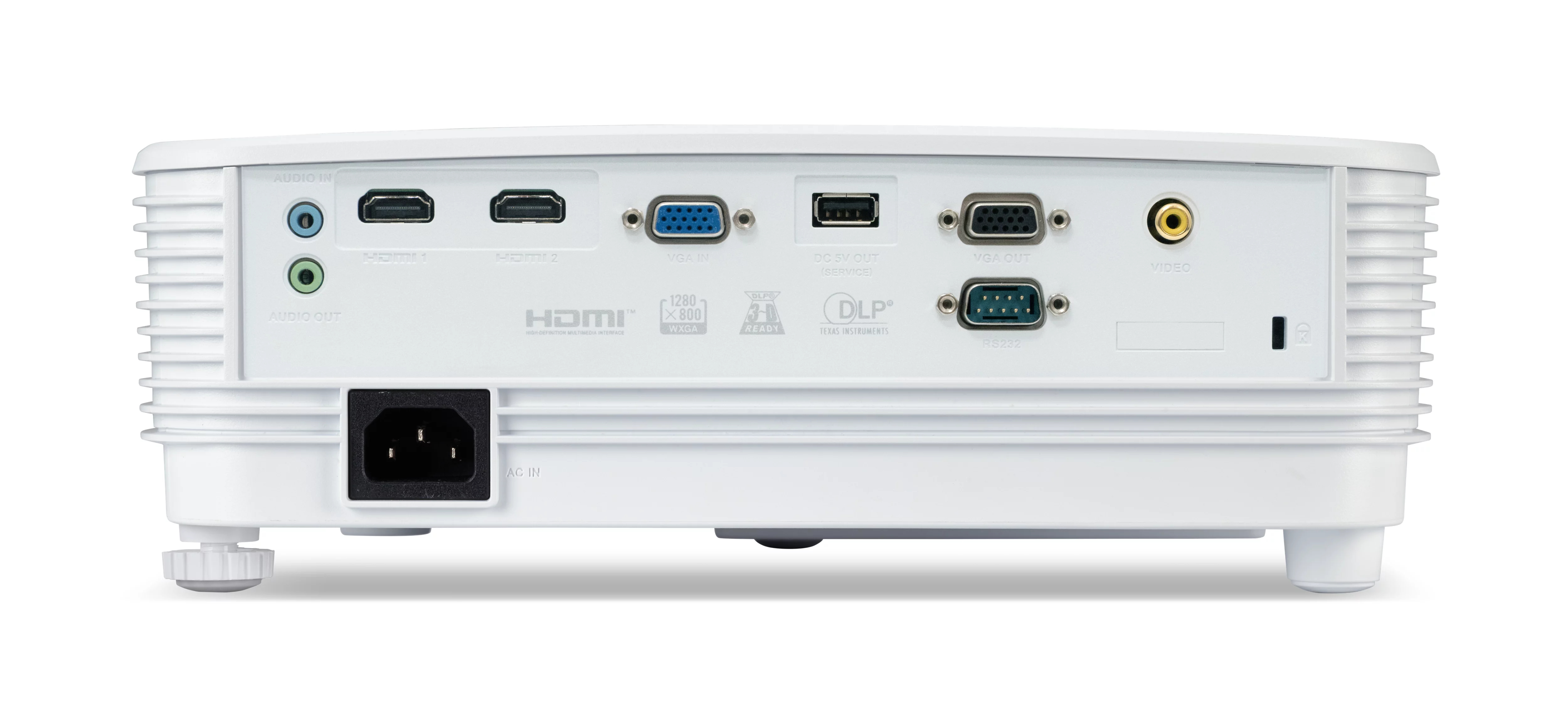 Acer P1357, 4800 ANSI Lumen, DLP, WXGA (1280x800), 20000:1, 16:10, 762 - 7620 mm (30 - 300")
