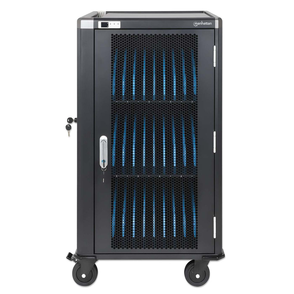 Manhattan Wagen (laden und sichern) - für 30 notebooks / Chromebooks / tablets - charging via intern