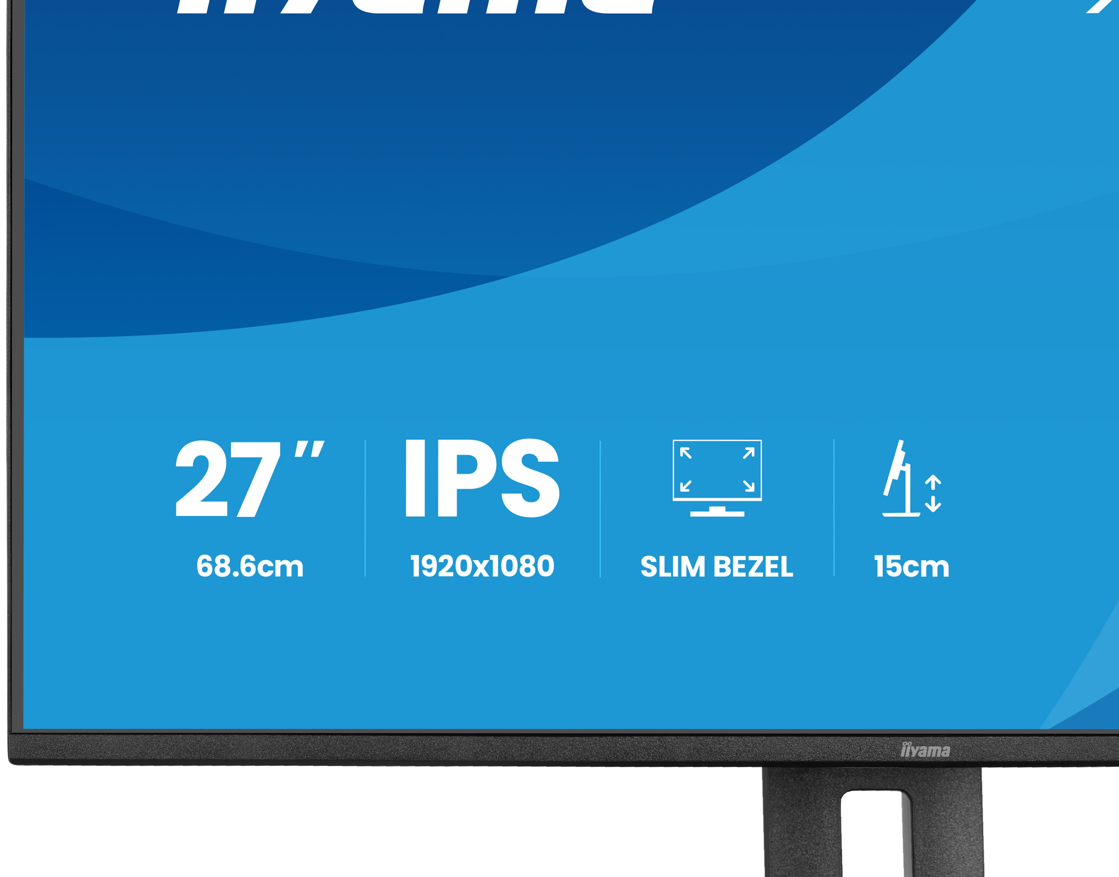 iiyama ProLite XB2797HSU-B1 Monitor 68.6cm (27") Full HD, IPS, 4ms, HDMI, Displayport, USB-C, USB