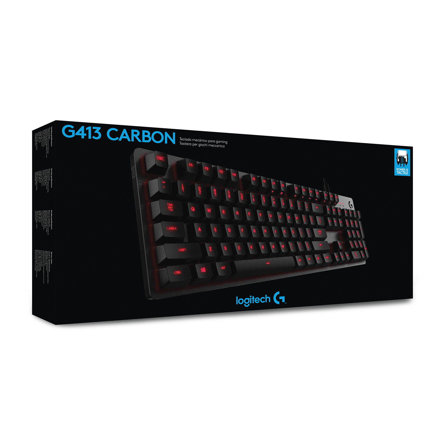Logitech G413 - Tastatur - hintergrundbeleuchtet