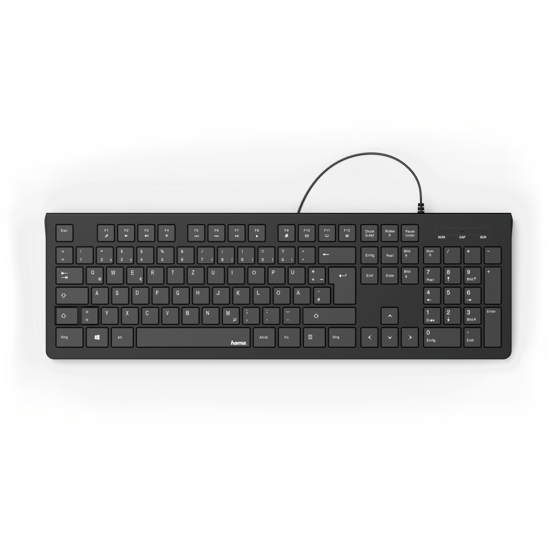 Hama "KC-200" - Tastatur - USB - QWERTZ - Deutsch