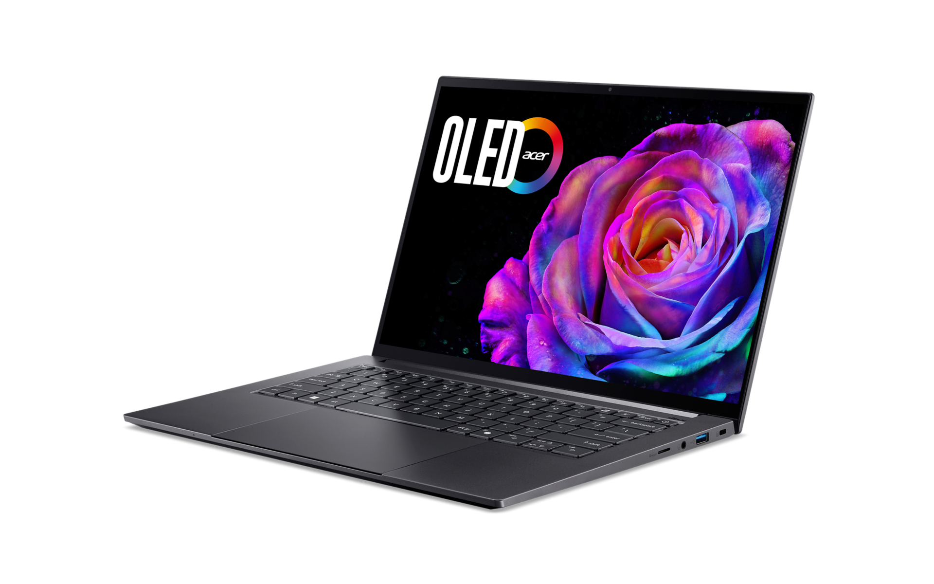 Acer Swift X 14 AI SFX14-61G - 180°-Scharnierdesign - AMD Ryzen AI 7 350 / 2 GHz - Win 11 Home - GeF