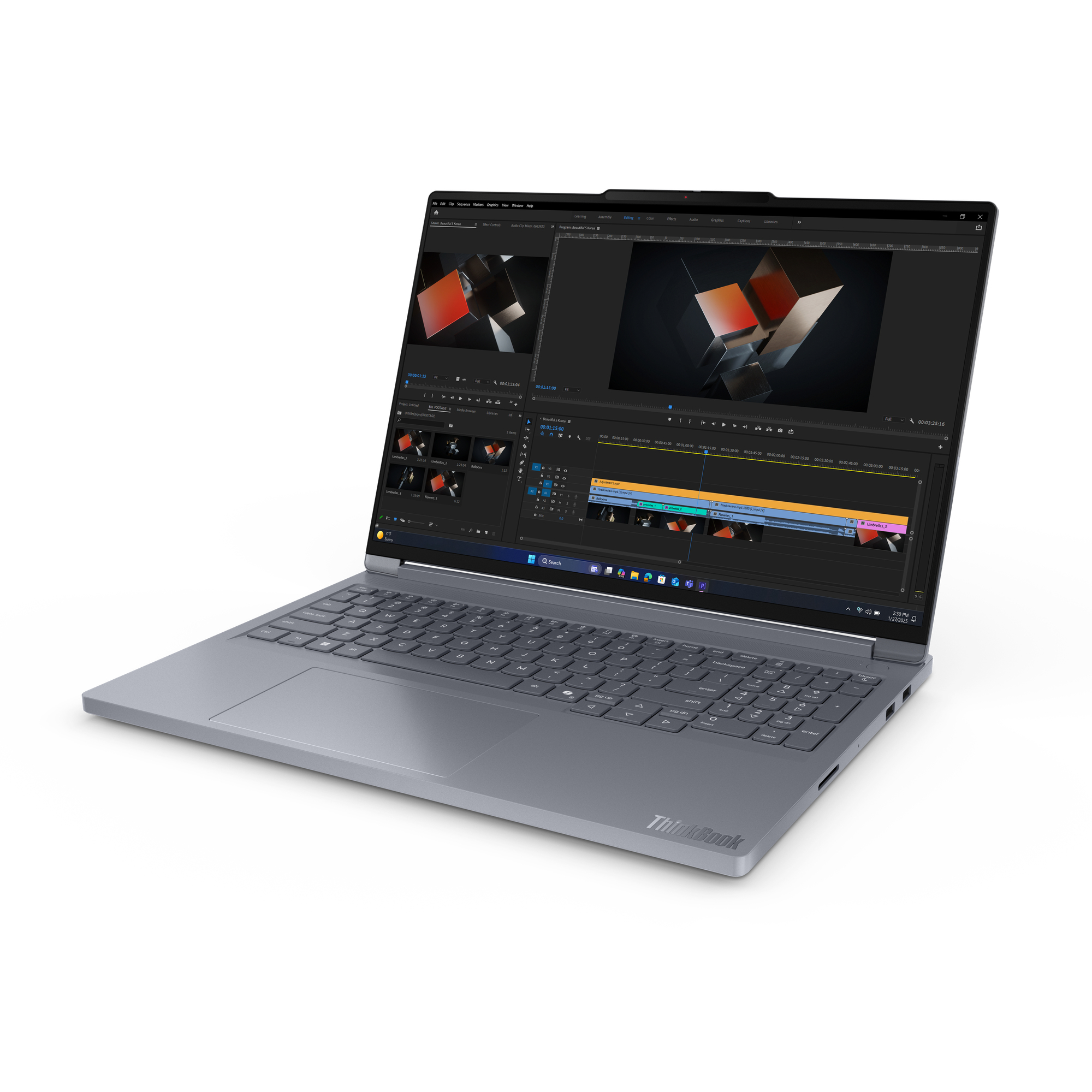 Lenovo ThinkBook 16p G6, 16" WQXGA, AMD Ryzen 9 8940HX, 64GB RAM, 1TB SSD, RTX 5060, W11P