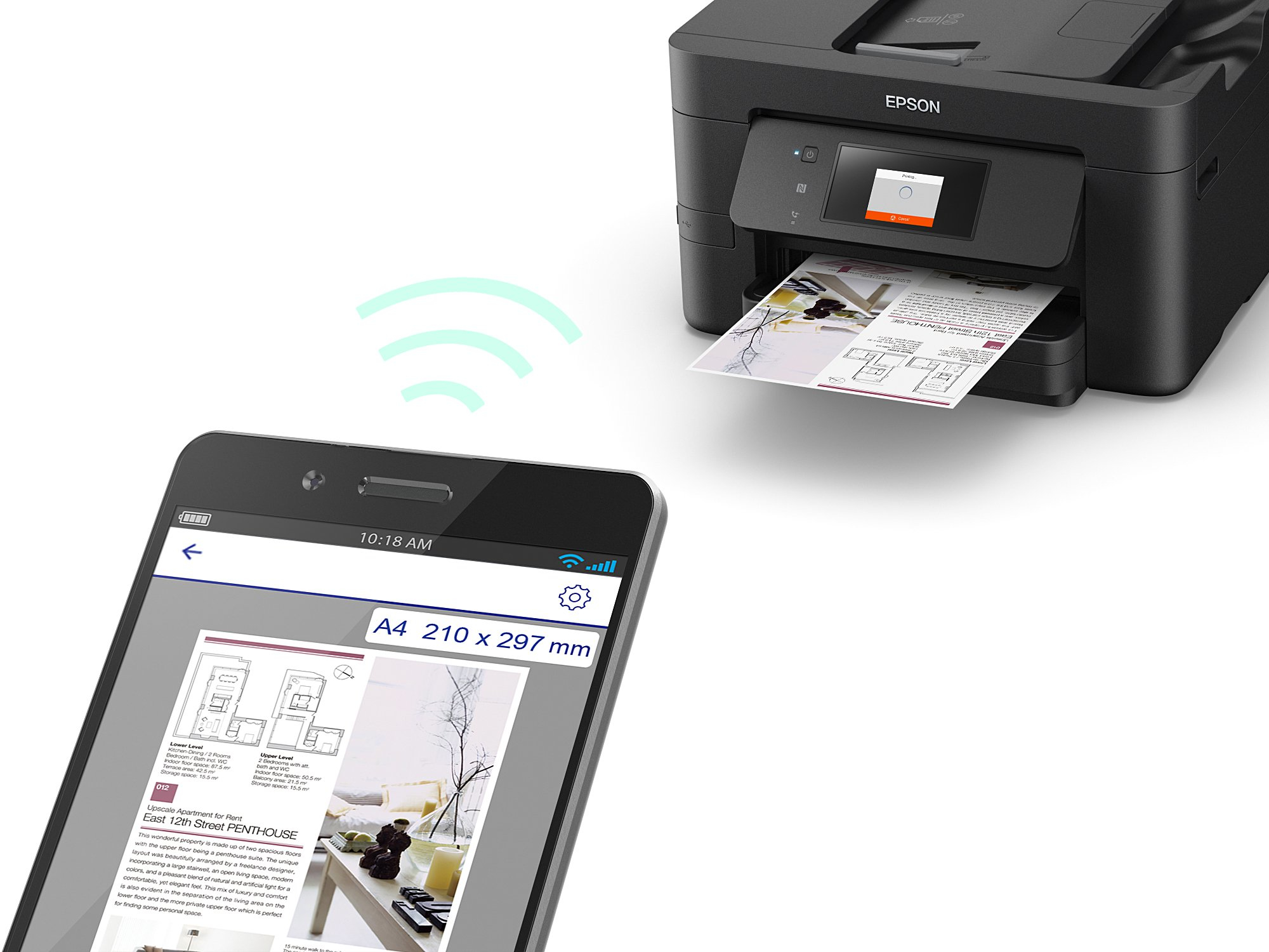 Epson WorkForce Pro WF-4720DWF - Multifunktionsdrucker - Farbe - Tintenstrahl - A4 (210 x 297 mm)