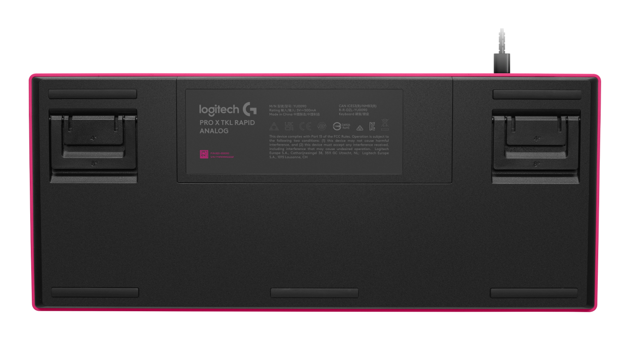 Logitech G PRO X RAPID - Tastatur - TKL - hintergrundbeleuchtet - USB - QWERTY - Nordisch (Dänisch/F