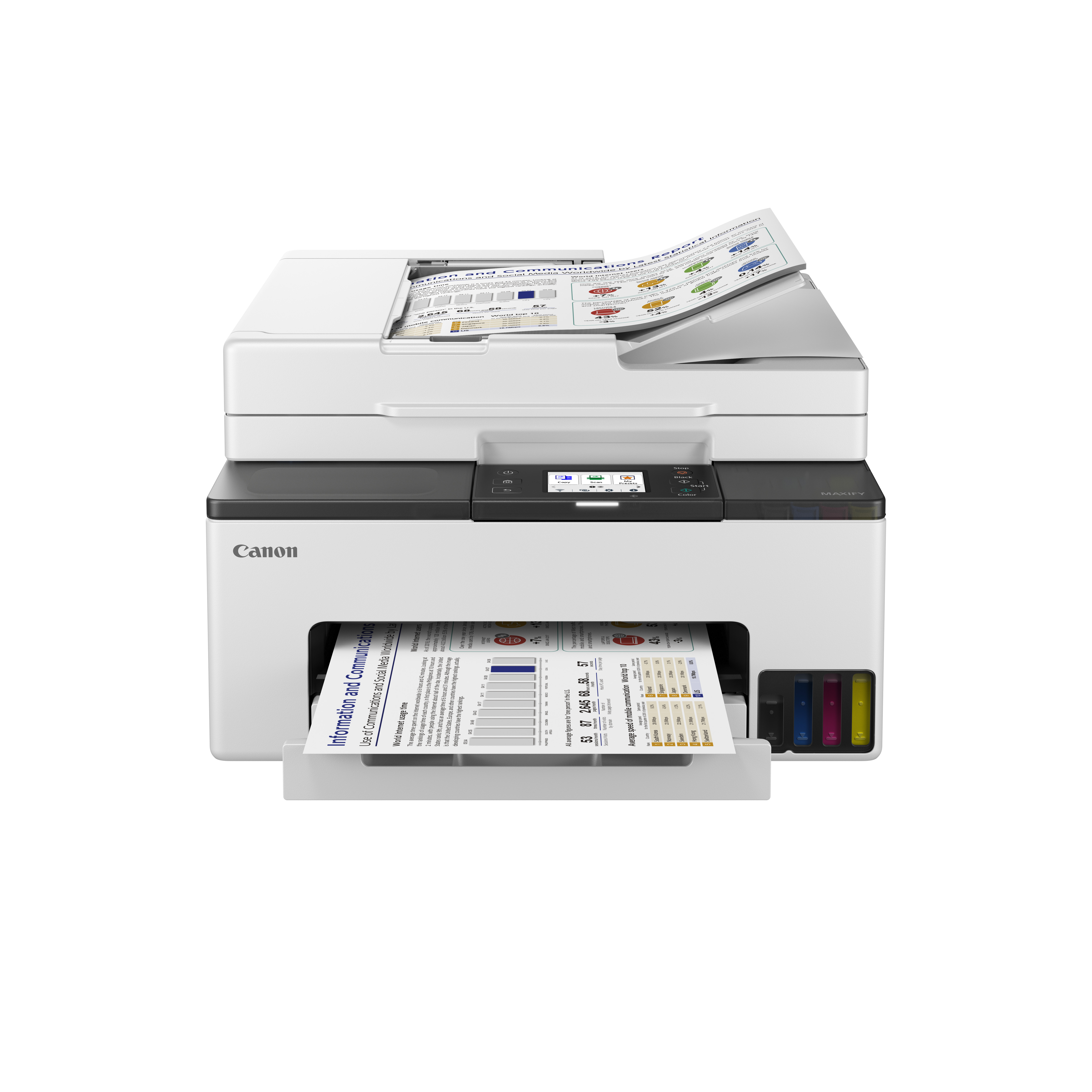 Canon MAXIFY GX2050 - Multifunktionsdrucker - Farbe - Tintenstrahl - wiederbefüllbar - Legal (216 x