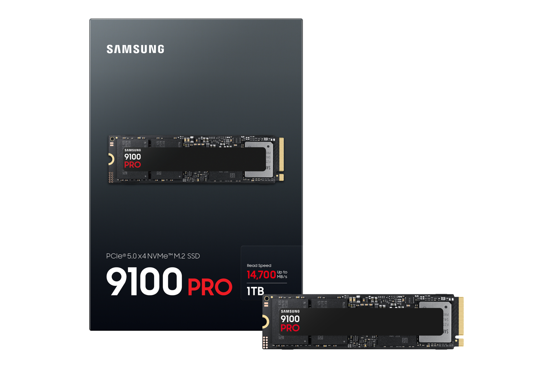 Samsung SSD 9100 PRO 1TB, M.2 2280 / M-Key / PCIe 5.0 x4