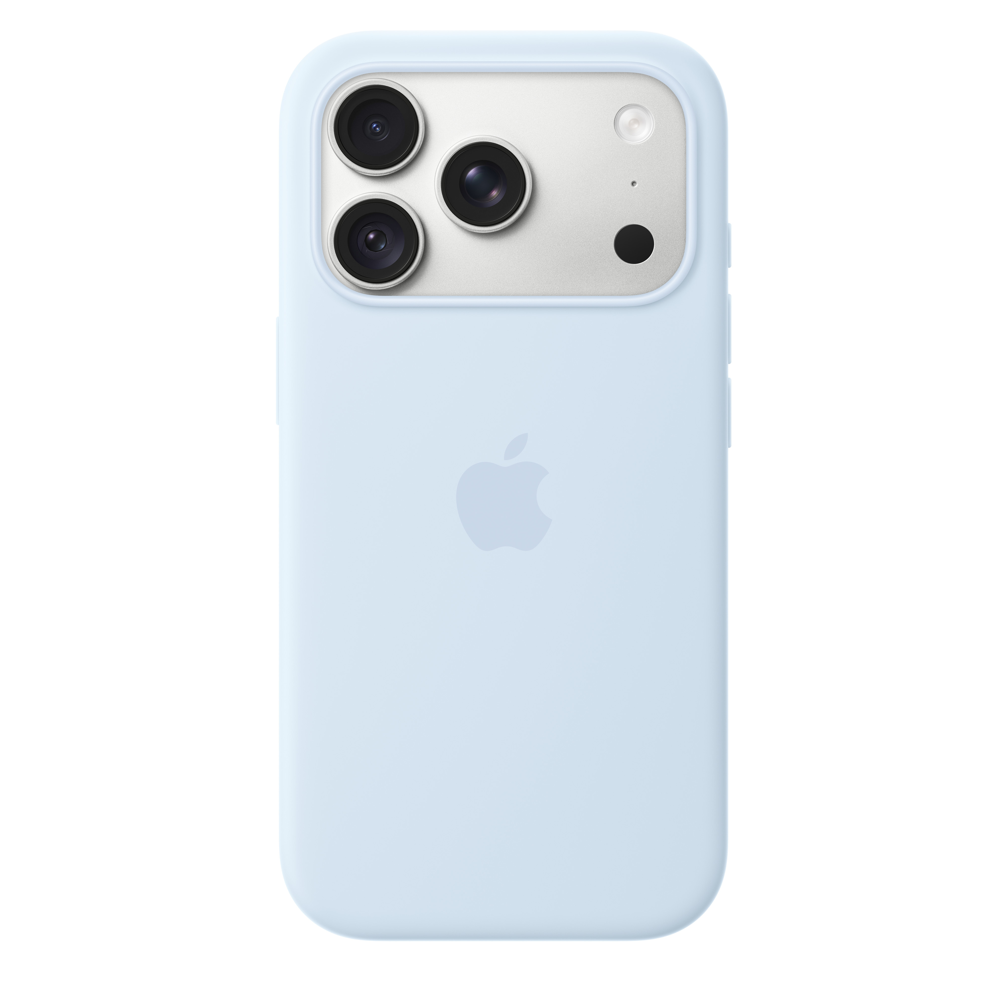 Apple iPhone 18 Pro Silicone Case with MagSafe Crisp Blue