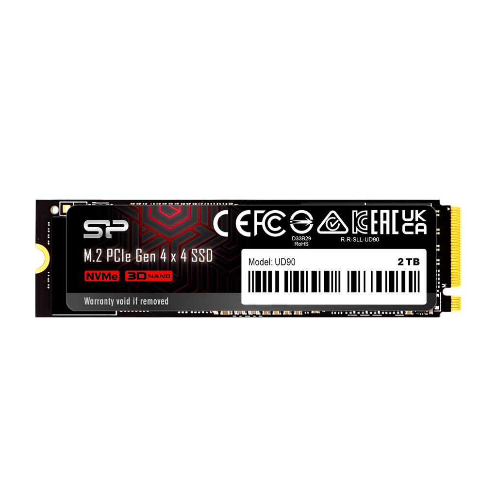 Silicon Power UD90 - SSD - 4 TB - intern - M.2 2280 - PCIe 4.0 x4 (NVMe)