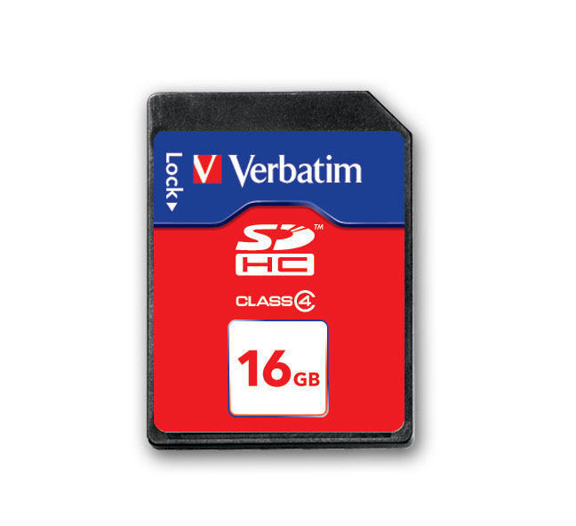 Verbatim 16GB SDHC - 16 GB - SDHC - Klasse 4 - 4 MB/s - 4 MB/s