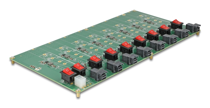Delock Schnittstellenadapter - Testplatine, 8 x M.2 NVMe mit SFF-8643 - M.2 22110, M.2 2230, M.2 224