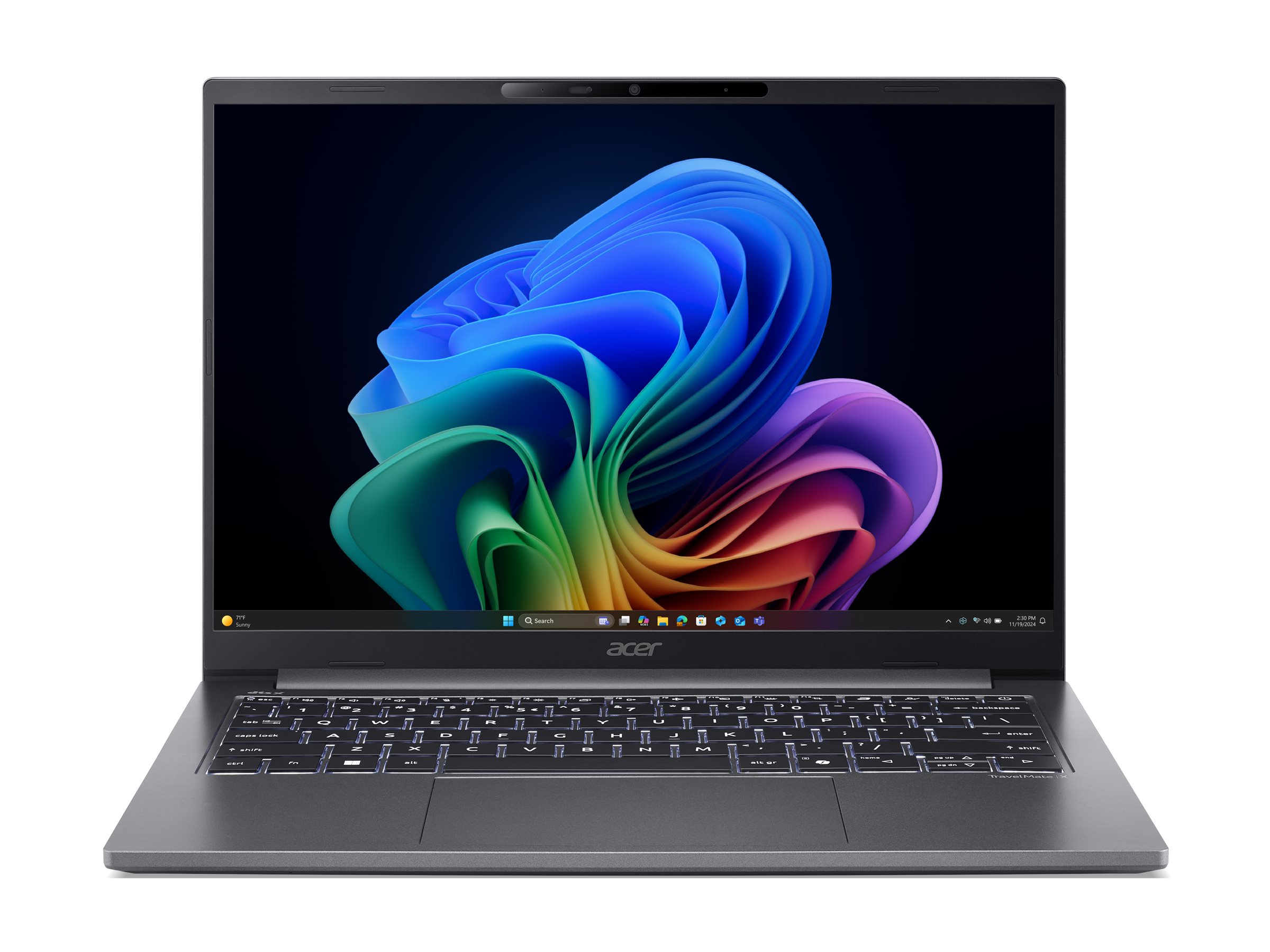 Acer TravelMate X4 14 AI TMX414-51-TCO - 180°-Scharnierdesign - Intel Core Ultra 5 228V / 2.1 GHz - 