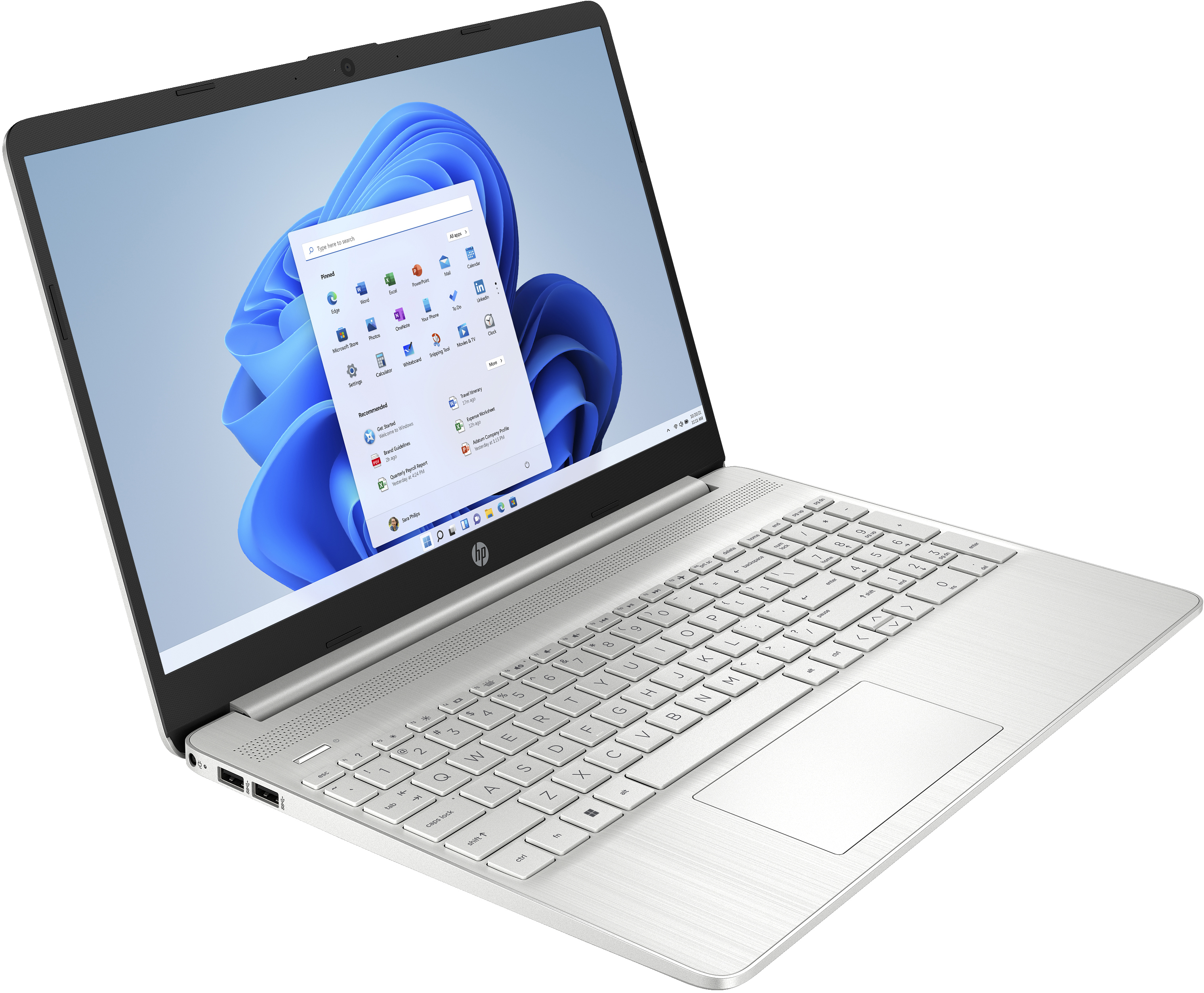 HP 15s-eq2677ng, 15,6" FHD, Ryzen 7 5700U, 16GB RAM, 1TB SSD, Win11