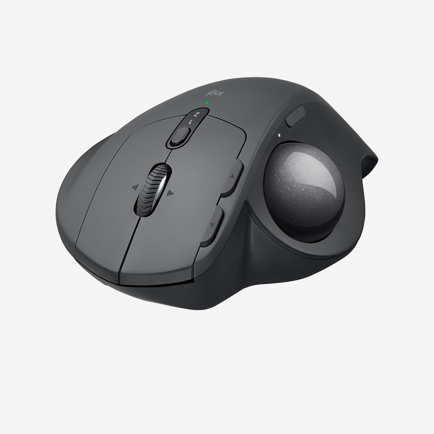 Logitech MX ERGO - Trackball - optisch - 8 Tasten - kabellos - Bluetooth, 2.4 GHz - kabelloser Empfä