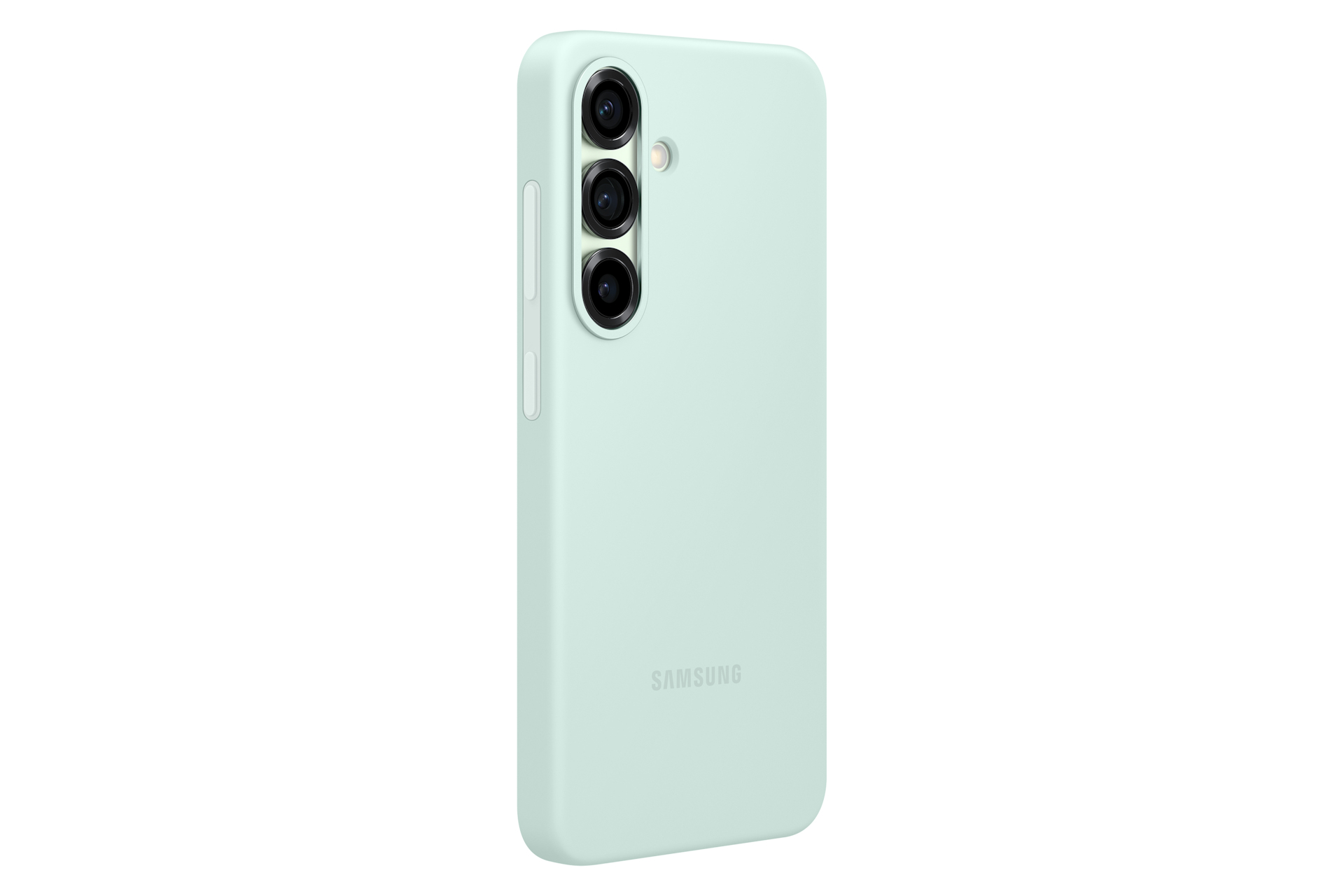Samsung Silicone Case für das Galaxy S25, Cover, Samsung, Galaxy S25, 15,8 cm (6.2"), Mintfarbe