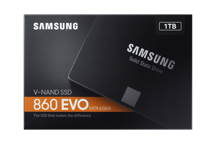 Samsung 860 EVO MZ-76E1T0B - SSD - verschlüsselt - 1 TB - intern - 2.5" (6.4 cm)