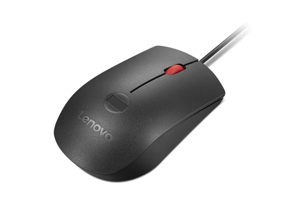 Lenovo Maus - optisch - 3 Tasten - kabelgebunden