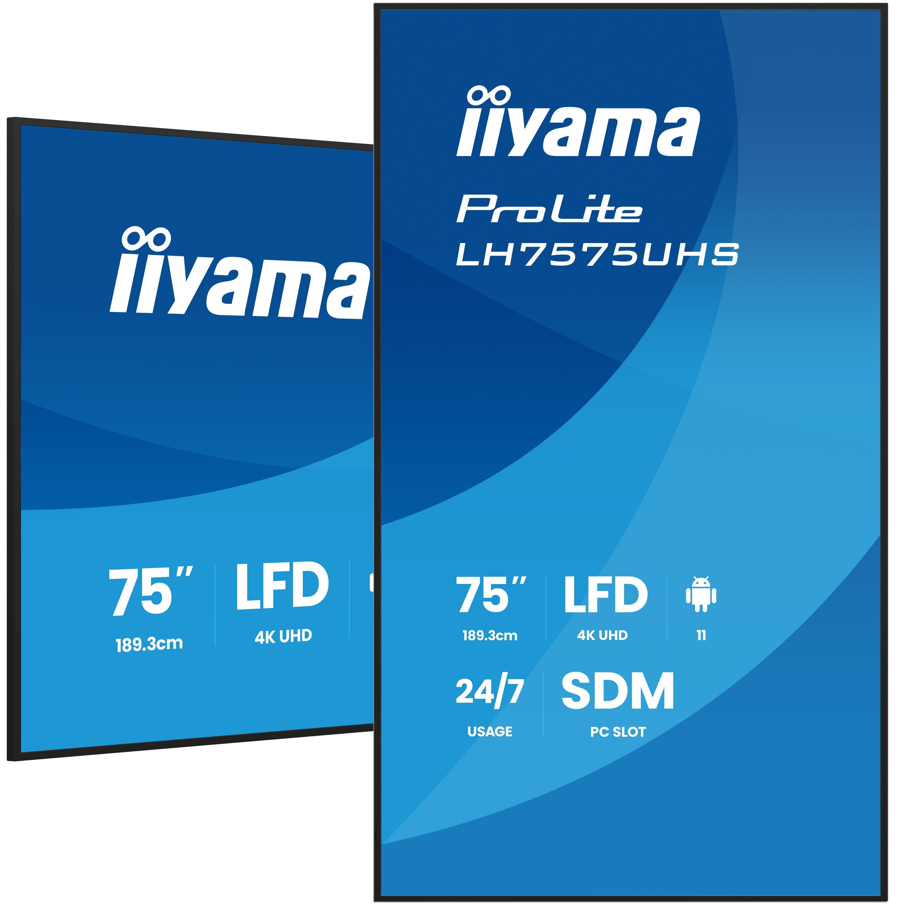 iiyama ProLite LH7575UHS-B2AG, 75"