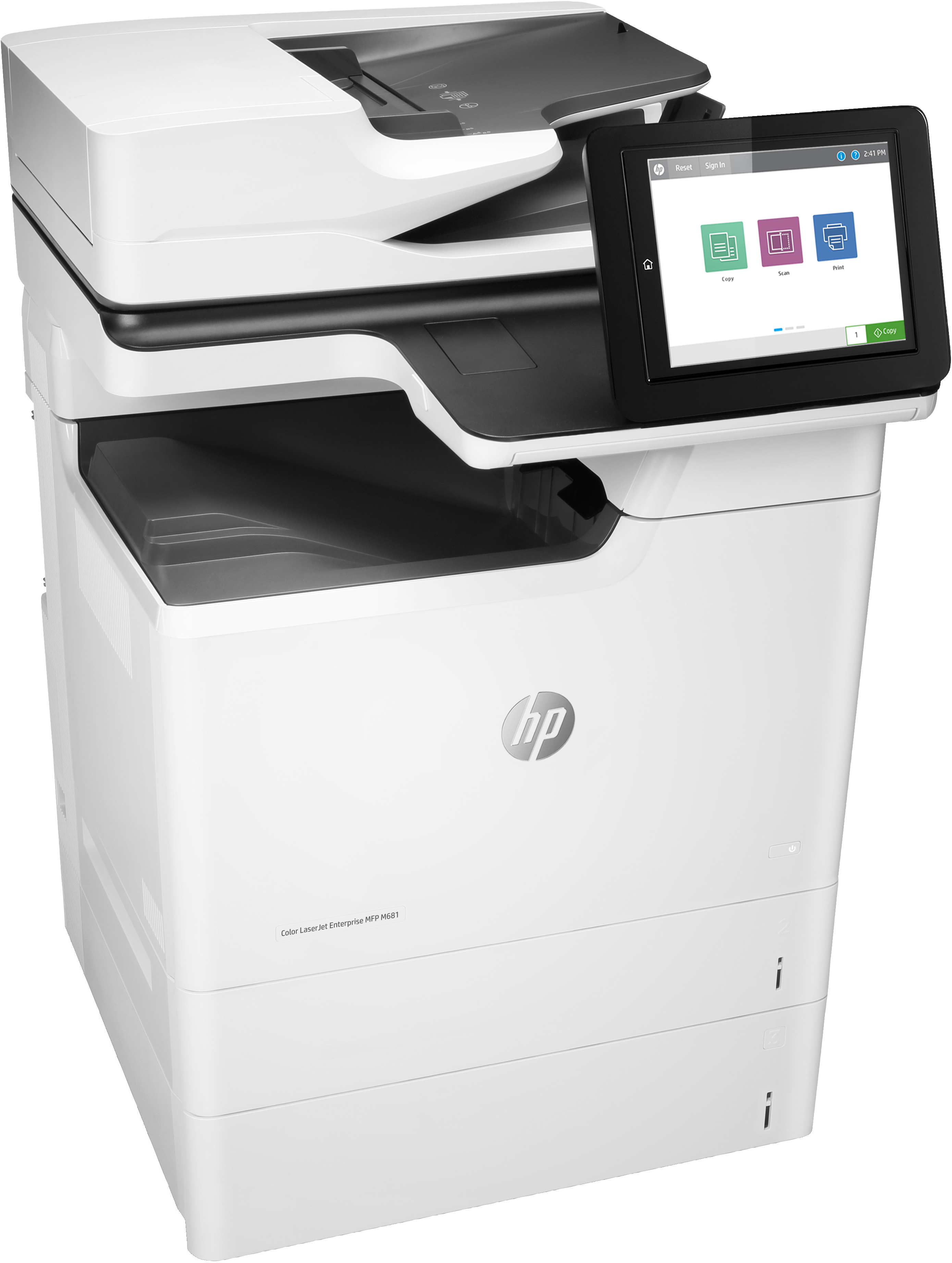 HP Color LaserJet Enterprise MFP M681dh - Multifunktionsdrucker - Farbe - Laser - 216 x 863 mm (Orig