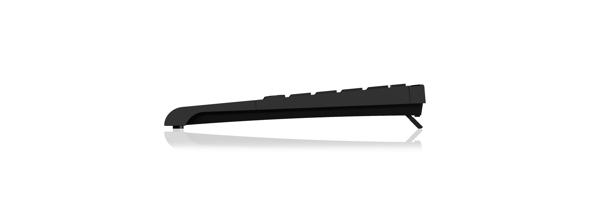 KeySonic ACK-540U+ - Tastatur - mit Touchpad