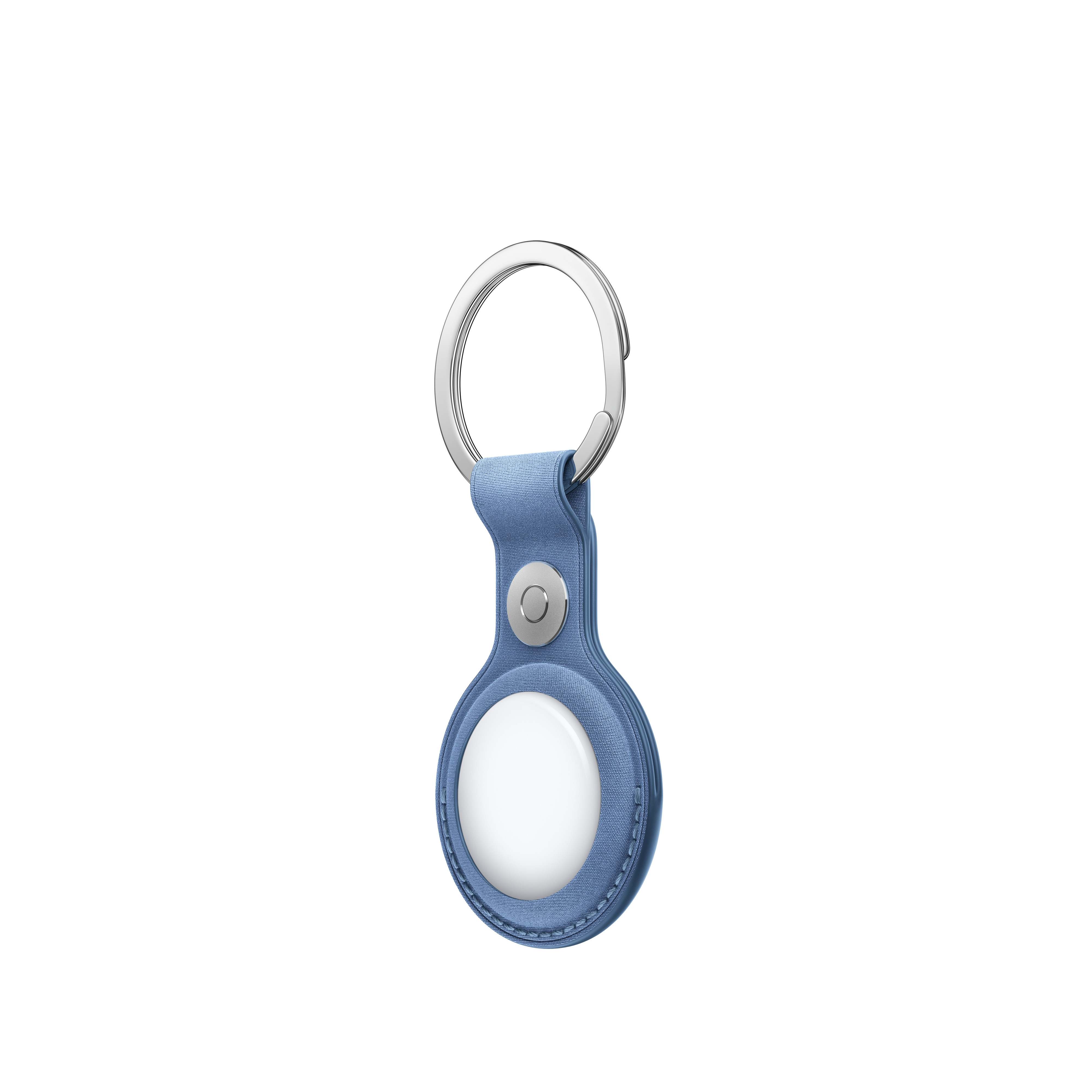 Apple AirTag FineWoven Key Ring Wildflower Blue