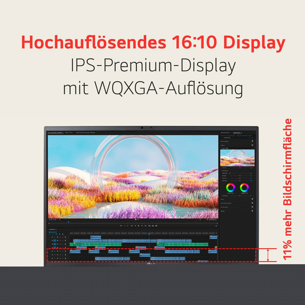 LG gram 17Z90S-G.AD7CG - Intel Core Ultra 7 155H / 1.4 GHz - Evo - Win 11 Home - Intel Arc Graphics