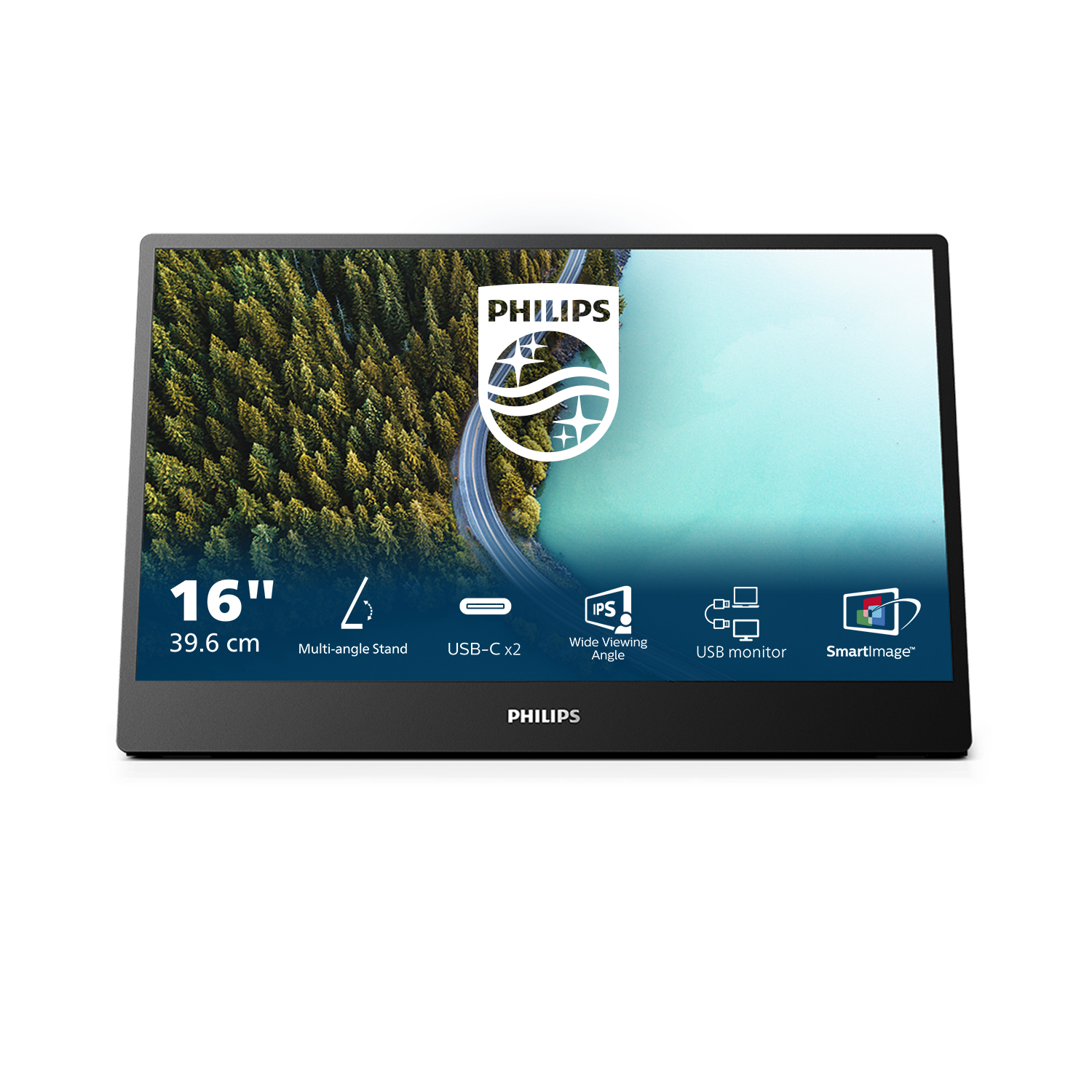 Philips 16B1P3302D - 3000 Series - LED-Monitor - 40.6 cm (16")
