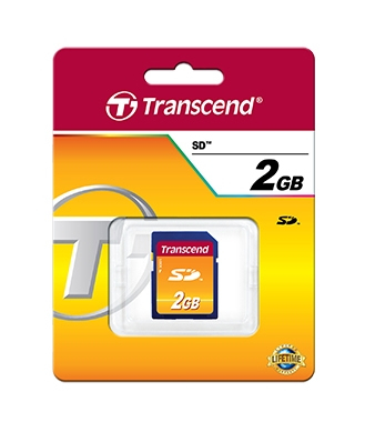 Transcend Flash-Speicherkarte - 2 GB - SD