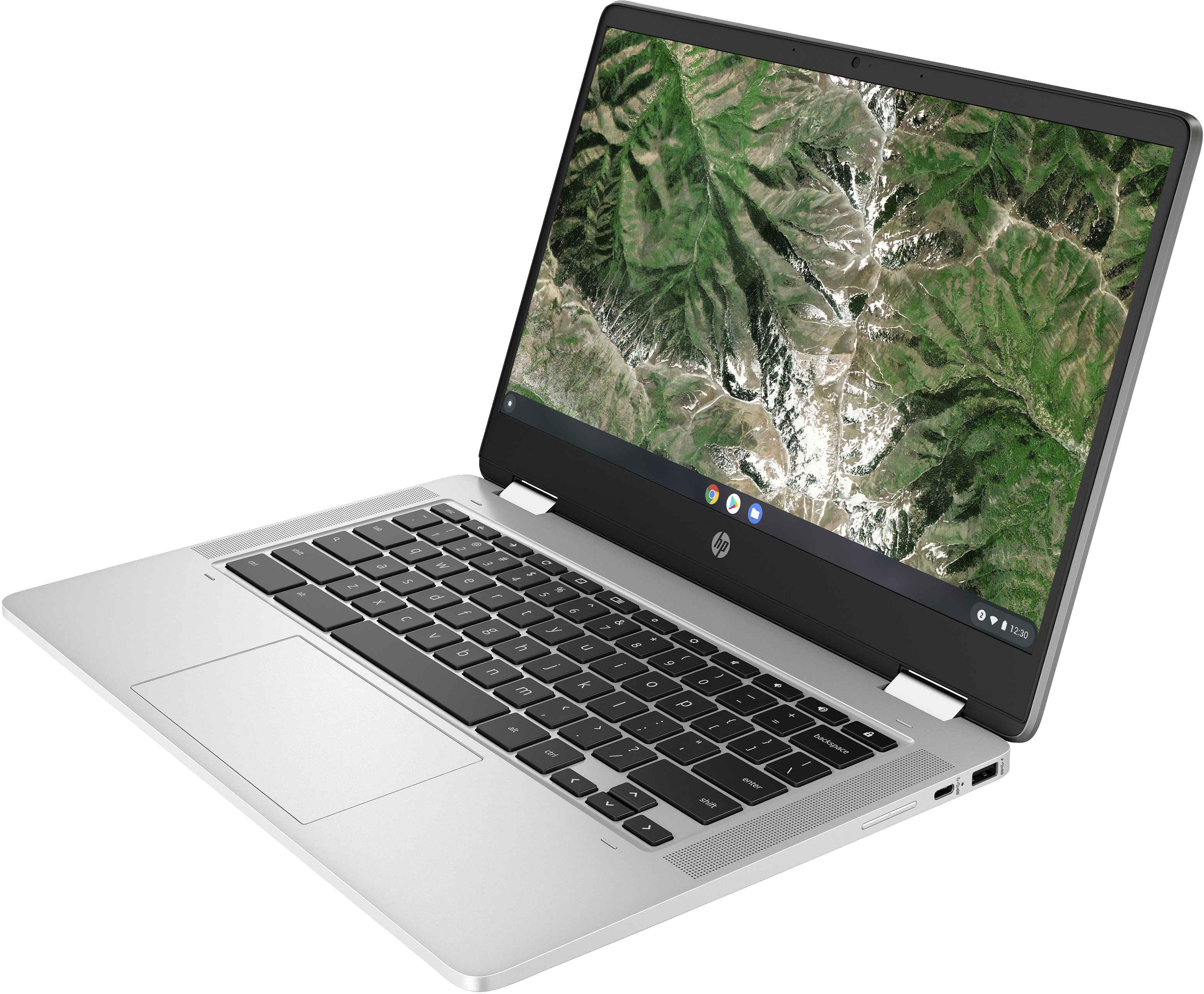 HP Chromebook x360 14a-ca0415ng, Intel® Pentium® Silver, 1,1 GHz, 35,6 cm (14"), 1920 x 1080 Pixel, 