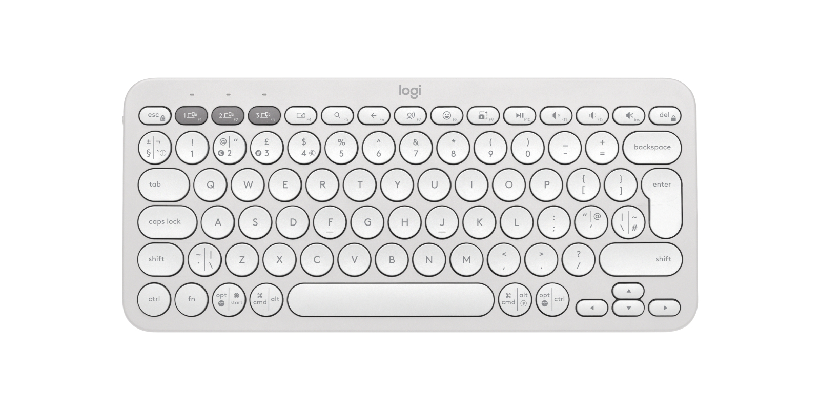 Logitech Pebble Keys 2 K380s - Tastatur - kabellos