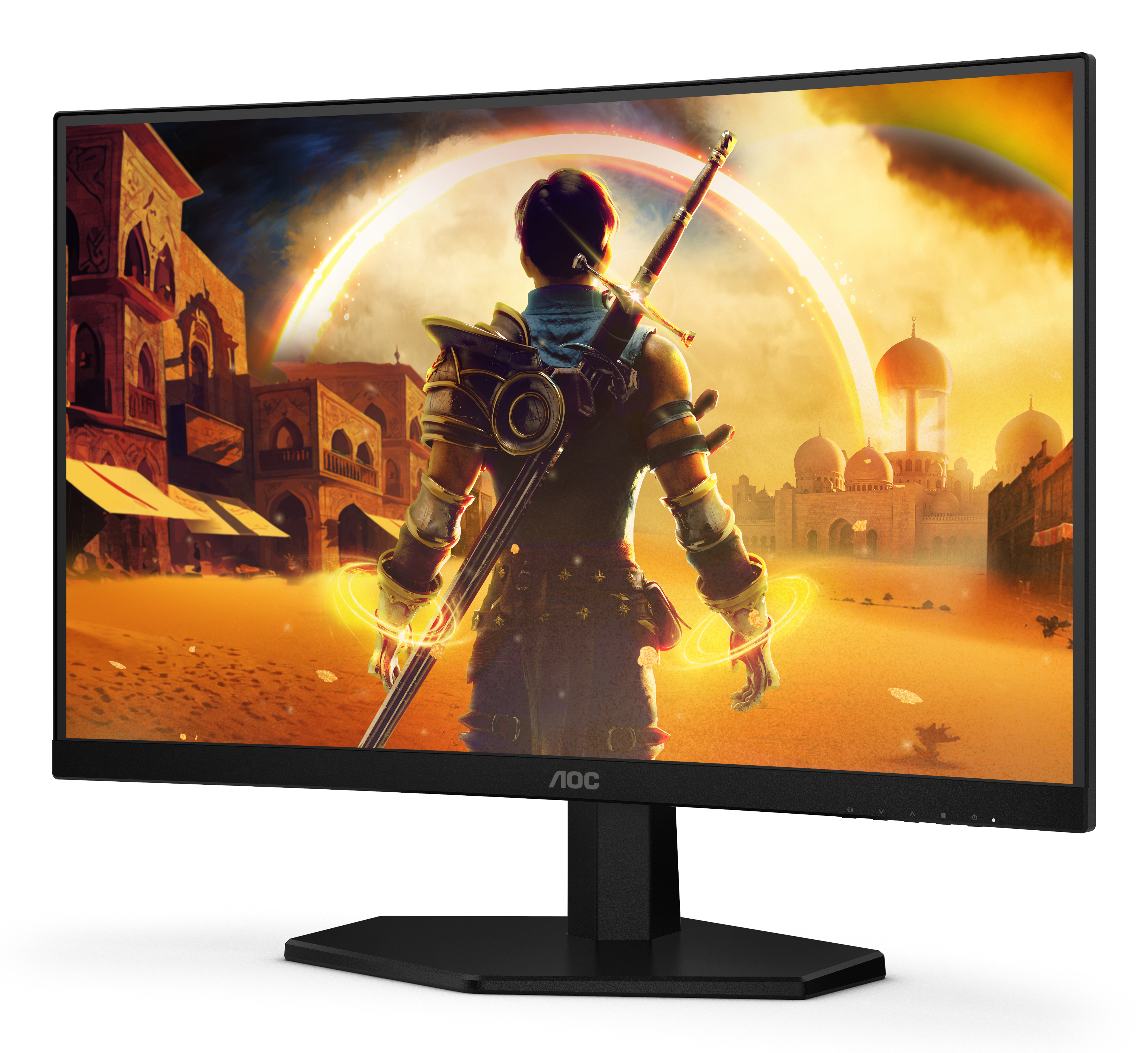AOC Gaming C24G42FE - LED-Monitor - Gaming - gebogen - 61 cm (24")