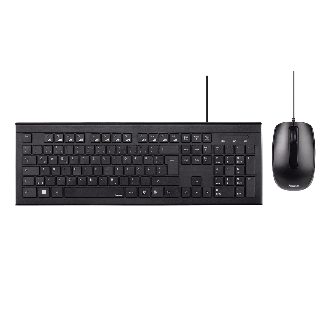 Hama "Cortino" - Tastatur-und-Maus-Set - USB