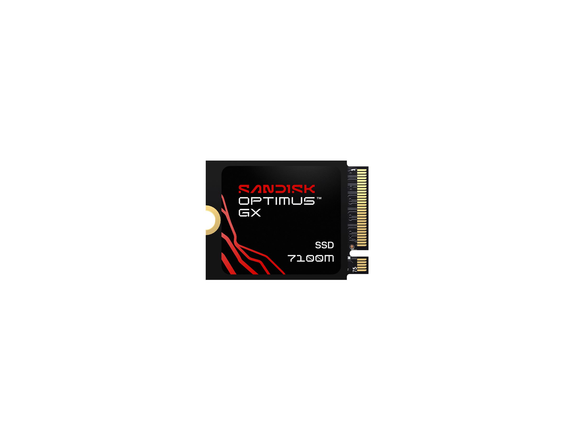 SanDisk Optimus GX 7100M - SSD - 2 TB - intern - M.2 2230 - PCIe 4.0 x4 (NVMe)
