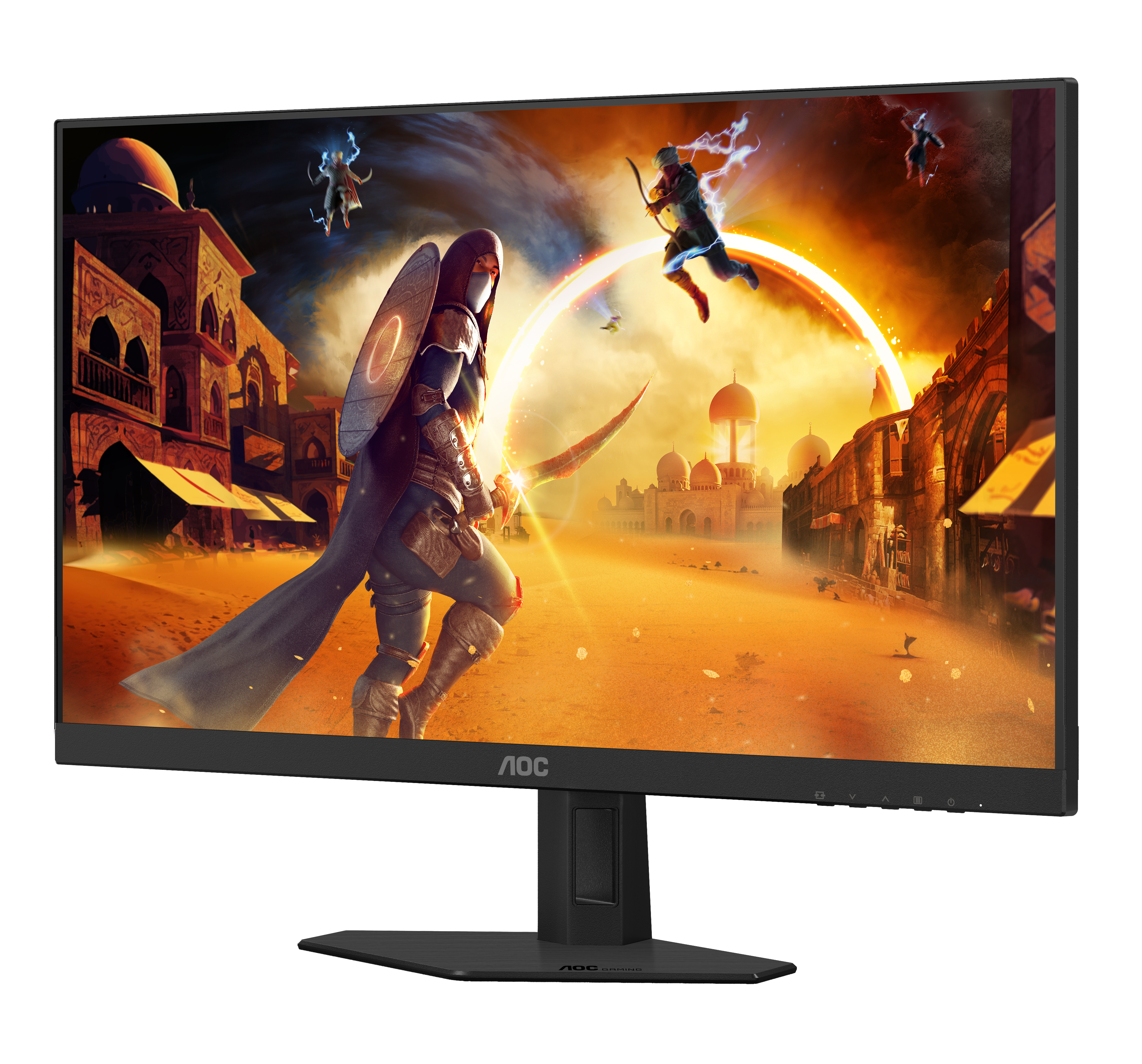 AOC G4 24G4HRE, 60,5 cm (23.8"), 1920 x 1080 Pixel, Full HD, LED, 1 ms, Schwarz, Rot
