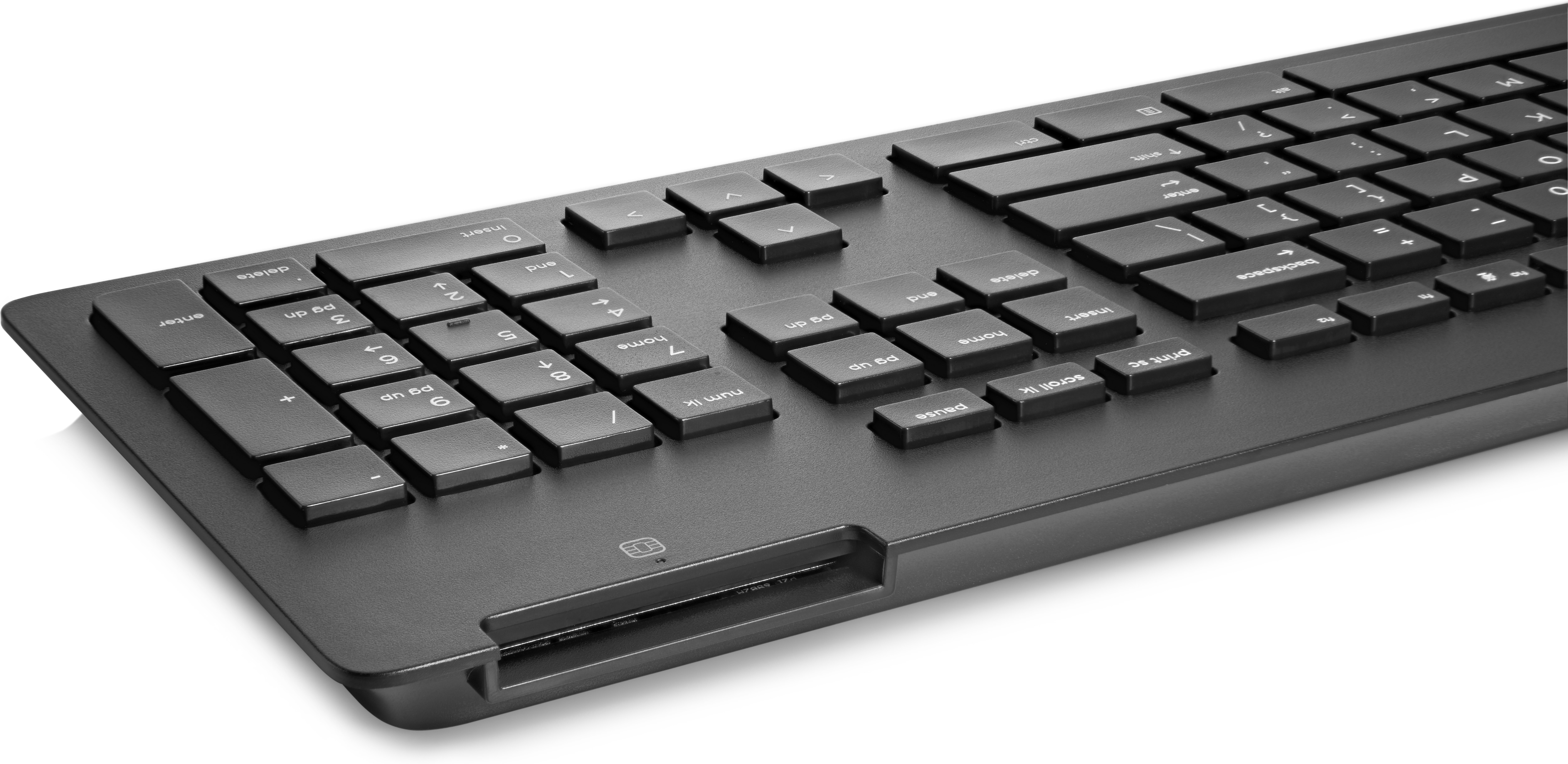 HP Business-Slim-Smart Card-Tastatur, Volle Größe (100%), Kabelgebunden, USB, Mechanischer Switch, S