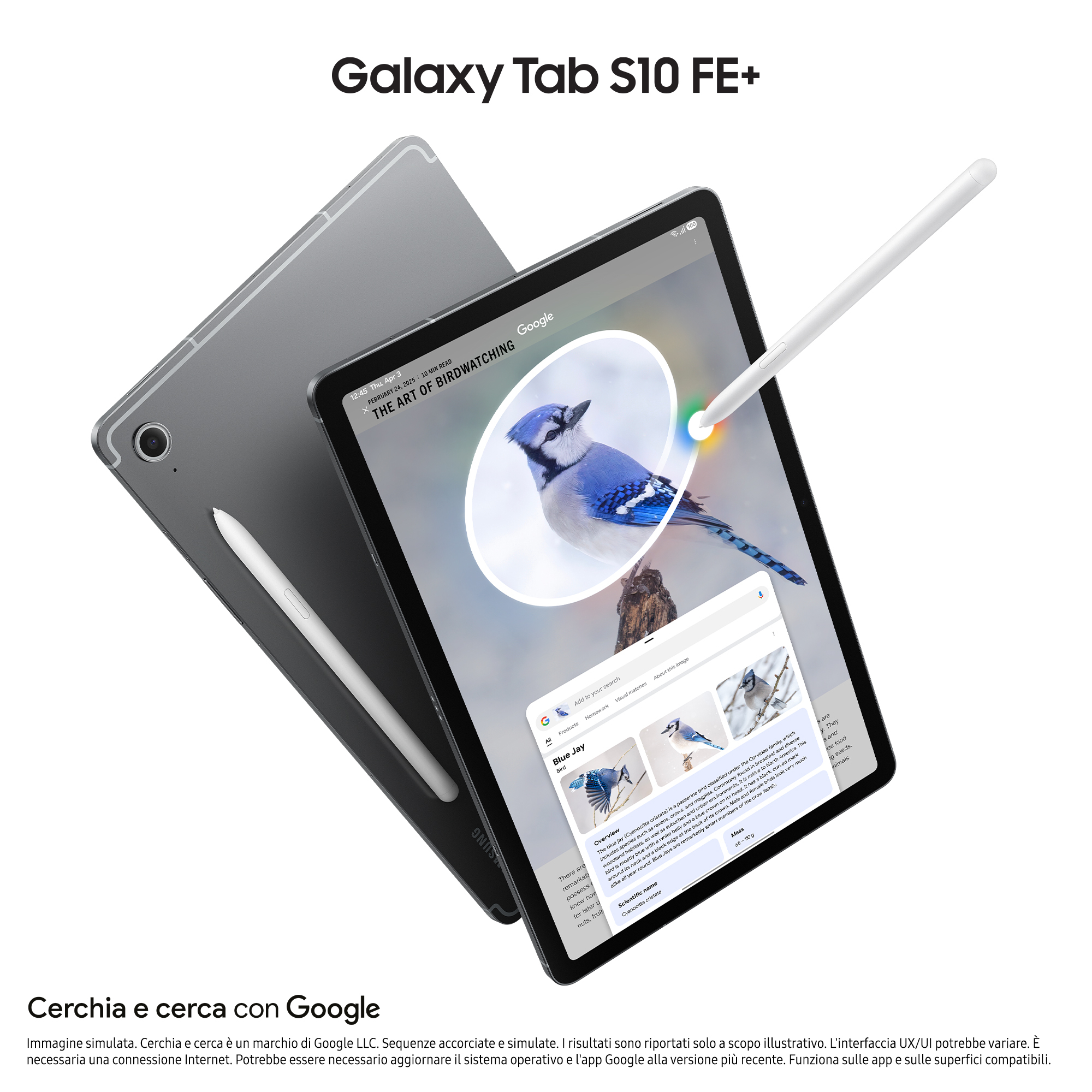 Samsung Galaxy Tab S10 FE+ - Tablet - Android - 128 GB - 33.28 cm (13.1")