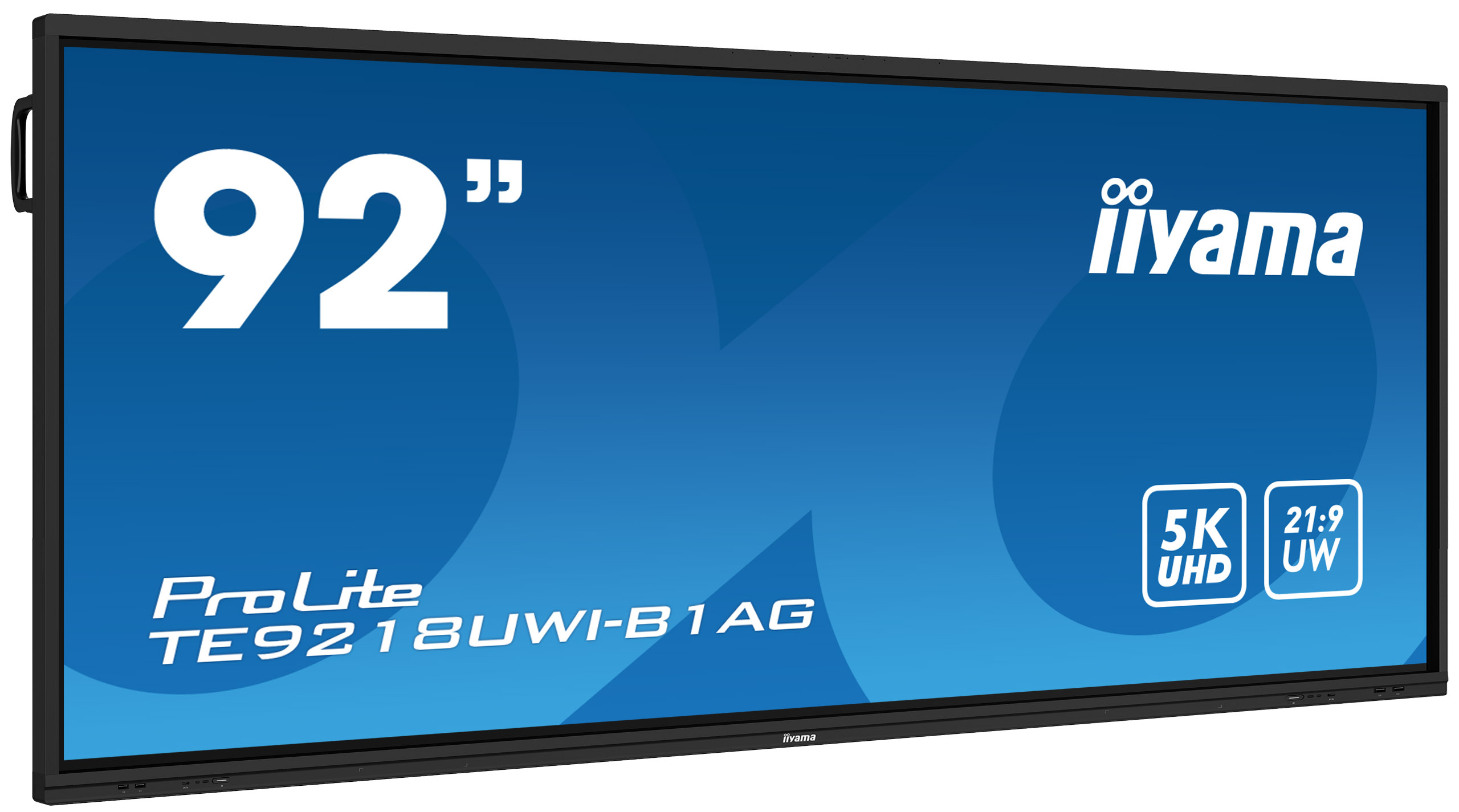 Iiyama TE9218UWI-B1AG, Interaktiver Flachbildschirm, 2,32 m (91.5"), LED, 5120 x 2160 Pixel, WLAN, 1