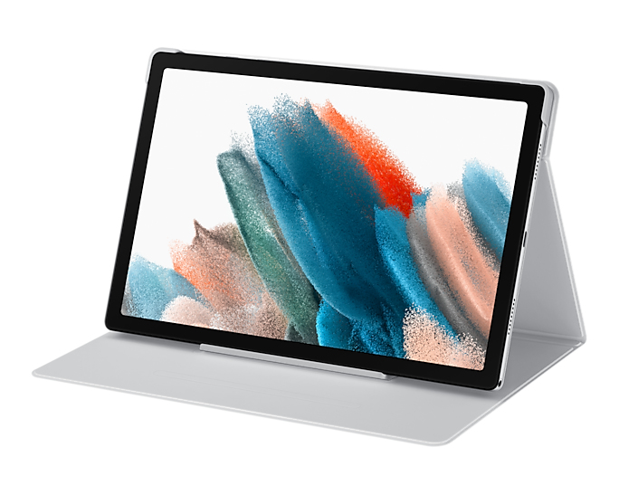 Samsung EF-BX200 - Flip-Hülle für Tablet - Silber