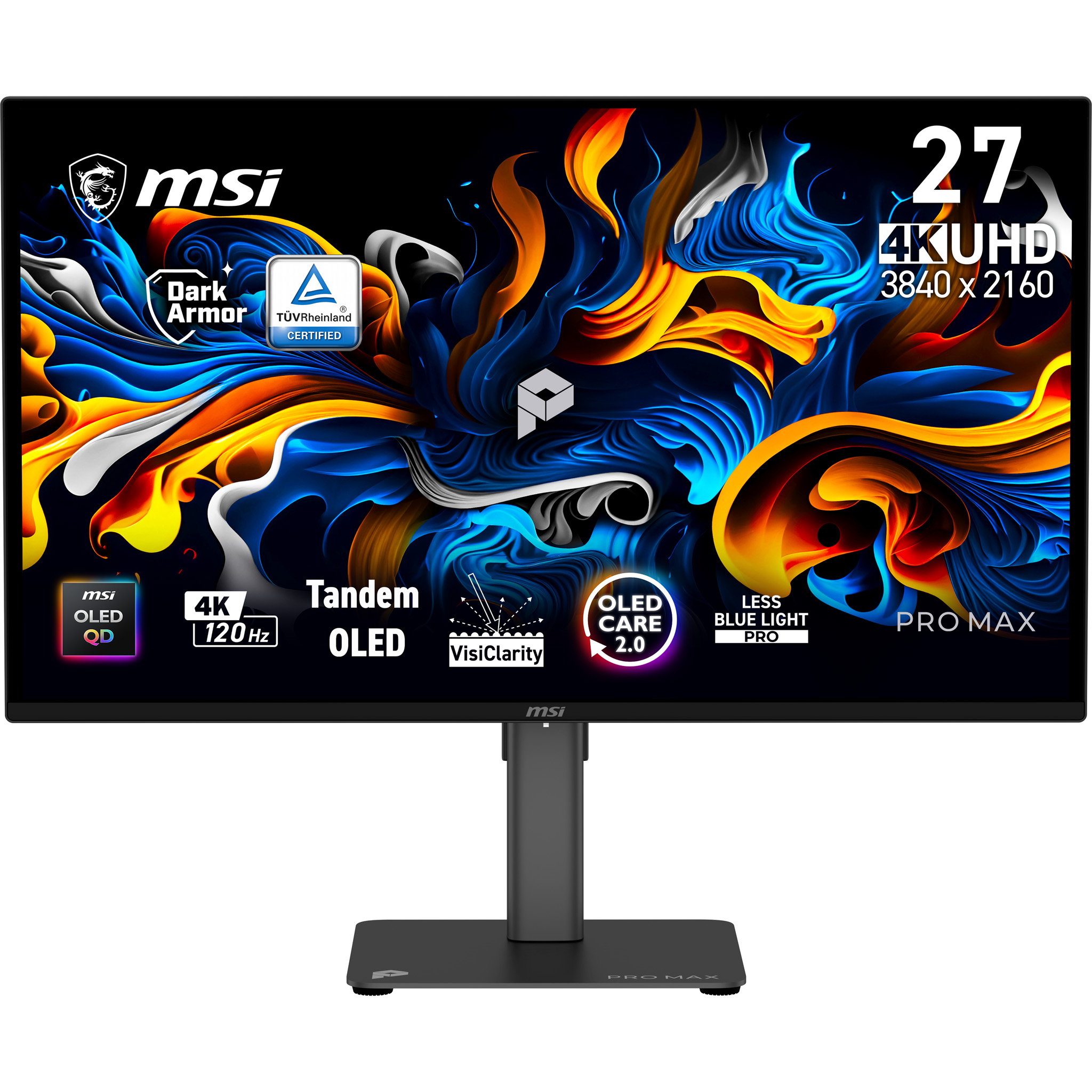 MSI PRO MAX 271UPX12G - OLED-Monitor - 68.6 cm (27")
