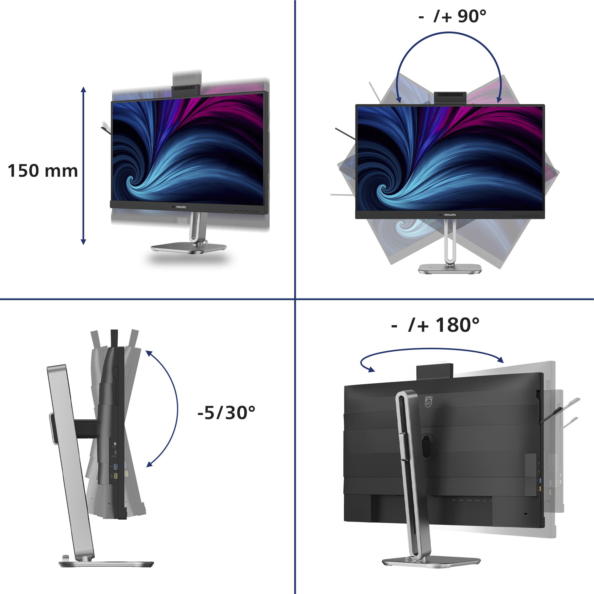 Philips 27B2U4601H - 4000 Series - LED-Monitor - 68.6 cm (27")